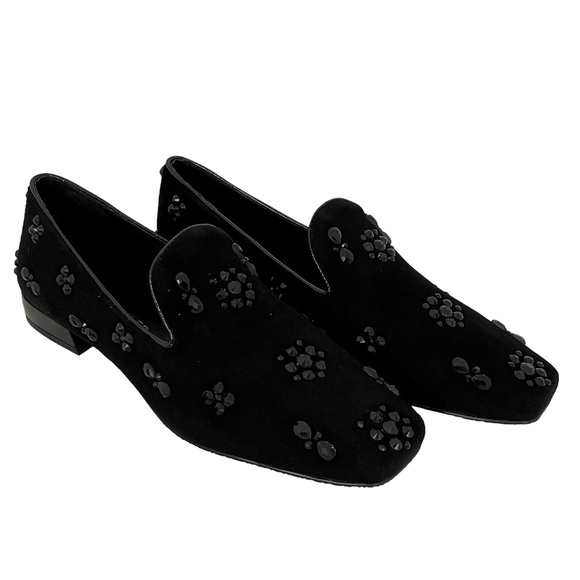 Donald Pliner Black Studded Women’s Flats, NWOT - Size 8